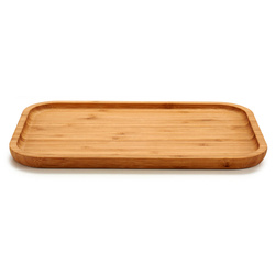 Tálca előételek tálalásához, téglalap alakú, bambusz