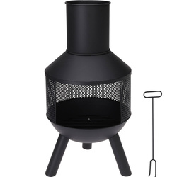 Fém kandalló, 76 cm