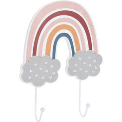 Gyerekruha akasztó Szivárvány és felhők, 20 x 4,5 x 26,5 cm