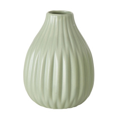 Csíkos váza, ESKO, zöld