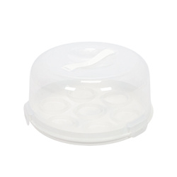 Hordozható torta- vagy muffindoboz, Ø 25 x 14 cm