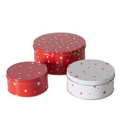 Három darabos STERNY tároló doboz készlet, Ø 13,5-20 cm