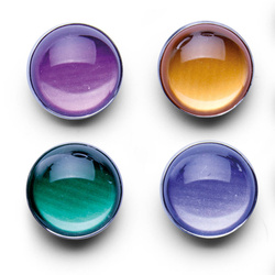 Mágneskészlet, Szín, 4 darab, Ø 2,5 cm