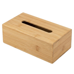 SOVO bambusz zsebkendőtartó, 25 x 13 cm