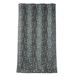 Grafit színű SAKURA függöny, gyűrűs, növényi minta