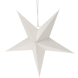 Karácsonyi dísz az ablakra, papír csillag, 45 cm