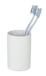 POLARIS MATT fogkefe tartó, WENKO, fehér || matt