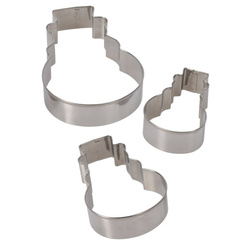 Süteménykiszúrók, ünnepi motívummal, 3 darab