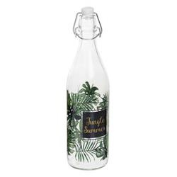 JUNGLE üveg vízpalack, 1L