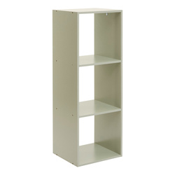 3 rekeszes polcrendszer, 34,5 × 32 × 100,5 cm, zöld