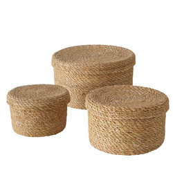 Sophy tengerifű kosárkészlet, fedéllel fonva