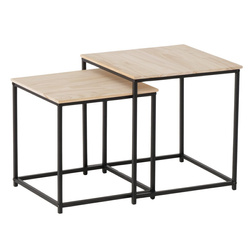 BORAS dohányzóasztal készlet, magassága 35 cm és 40 cm