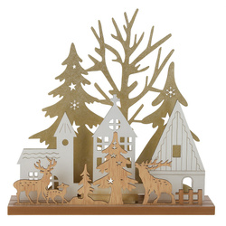 Karácsonyi LED asztali lámpa, 20 cm, 2. minta