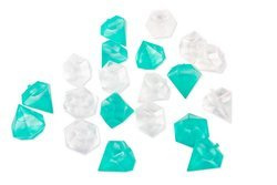 Jégkockák hideg italokhoz, koktélokhoz, többször használatos, 20 darabos készlet