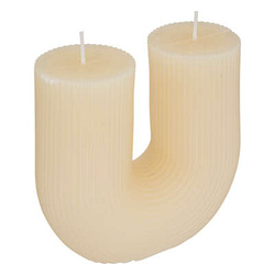 U alakú DEMI csíkos gyertya