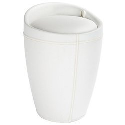 CANDY puff tárolóval - mosókosár, 2 az 1-ben, WENKO, fehér