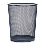 Fémhálós papírkosár, ZELLER, fekete