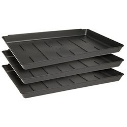 NIU cipőtartó, 3 műanyag tálca, 35 x 27 x 3 cm