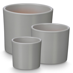 Kerámia edények, 3 db, Ø 14, 17, 22 cm