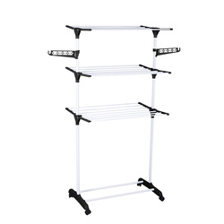 Függőleges ruhaszárító akasztókkal, 160 cm, ALTO