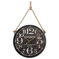 Fali óra, zsinóron lógva, LONDON, Ø52 cm