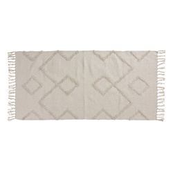 Pamut szőnyeg rojtokkal, 70 x 140 cm