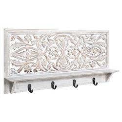 Előszobai akasztó polccal, 4 akasztóval, 61 x 30 cm