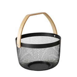 Fém dekoratív kosár KOLEO, Ø 17 cm