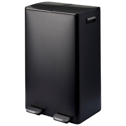 Kétkamrás SECTOR szemetes pedállal, 2 × 30 l