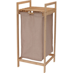 Keskeny bambusz vázas szennyestartó, 33 x 33 x 73 cm