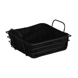 Fém kenyereskosár, 25 x 22 cm