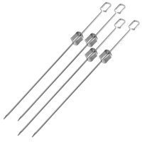 Rozsdamentes acél nyársak, 4 darabos készlet