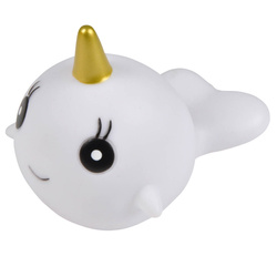 A gyenge fényű, elemes LED lámpa.