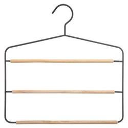 Szoknya- és nadrágtartó, 3 szintes, fém.