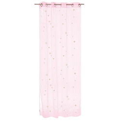 Gyerekszoba függöny, 140 x 250 cm, rózsaszín