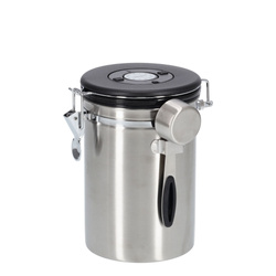 Zárható kávés doboz klipszel és mérőkanállal, 1700 ml