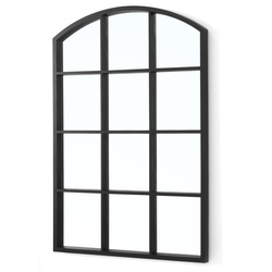 Tükör íves ablakkeretben, 76 × 52 cm