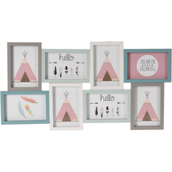 Képkeret galéria 10 x 15 cm, MDF, színes