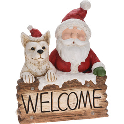 Ünnepi dekoráció WELCOME LED világítással és zenével