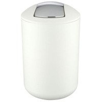 BRASIL szemetes, 6,5 l, WENKO, fehér