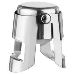 Pezsgődugó, rozsdamentes acél, 6 cm