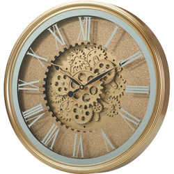 Arany falióra látható forgó mechanizmussal VERTEX, Ø 50 cm