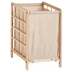 Szövetes fa szekrénykosár