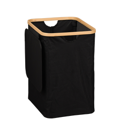 Bambusz vázzal ellátott szennyeskosár, 41 x 33 cm