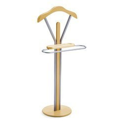 Öltönyakasztó, ruhák - 30x44x108 cm, ZELLER, világosbarna