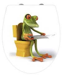 FROG NEWS WC-deszka, Duroplast, WENKO