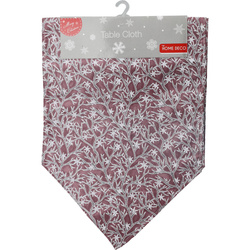 Karácsonyi asztalterítő, rénszarvasokkal, 150 cm