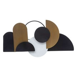 Art deco fali dekoráció JULIETTE, 70 x 37 cm