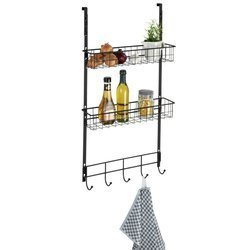 Konyhai polc ajtóra akasztókkal, WENKO