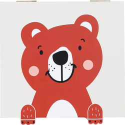 Gyerek kincsesdoboz Állatok mancsokkal, 15 x 15 x 7 cm